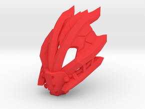 Kanohi Voroku, Elemental Mask of Lightning in Red Smooth Versatile Plastic