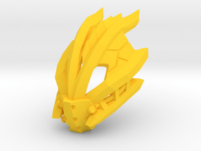Kanohi Voroku, Elemental Mask of Lightning in Yellow Smooth Versatile Plastic