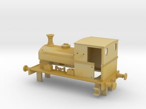 N Gauge Andrew Barclay 11" loco (for RTR chassis) in Tan Fine Detail Plastic