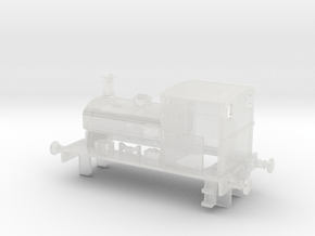 N Gauge Andrew Barclay 11" loco (for RTR chassis) in Clear Ultra Fine Detail Plastic