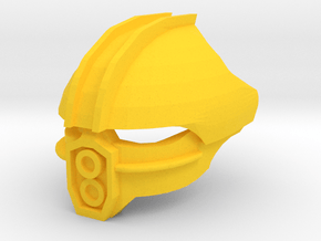 BioFigs Mask 4 in Yellow Smooth Versatile Plastic