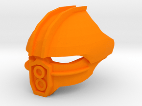 BioFigs Mask 4 in Orange Smooth Versatile Plastic