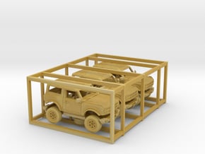 1/160 2021 Ford Bronco 2 Door 3 Car Set Kit in Tan Fine Detail Plastic