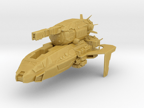 Spaceship27-ZX in Tan Fine Detail Plastic: Extra Small