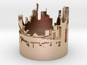 Ring NY New York Skyline in 9K Rose Gold : 1.75 / -