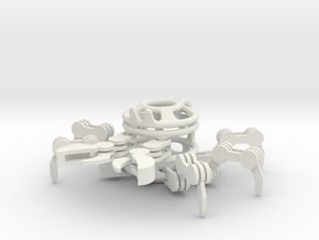 Crab in White Natural Versatile Plastic