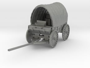 HO Scale Covered Wagon in Gray PA12