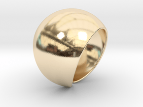 Sphere Ring v1 in 14K Yellow Gold