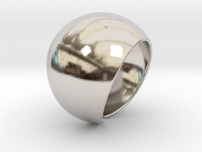 Sphere Ring v1 in Platinum