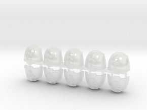 10x Son of Malice - G:13a Shoulder Pads in Clear Ultra Fine Detail Plastic