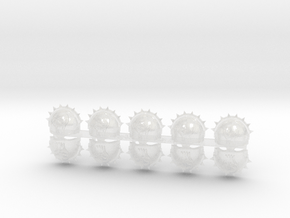 10x Son of Malice - T:1k Spiked Terminator Pads in Clear Ultra Fine Detail Plastic