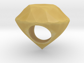 The Diamond Ring in Tan Fine Detail Plastic