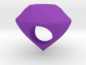 The Diamond Ring in Purple Smooth Versatile Plastic