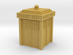 TARDIS Ring Box Part 1 in Tan Fine Detail Plastic