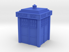 TARDIS Ring Box Part 1 in Blue Smooth Versatile Plastic