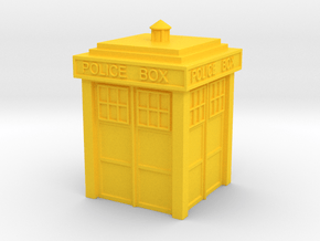 TARDIS Ring Box Part 1 in Yellow Smooth Versatile Plastic