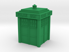TARDIS Ring Box Part 1 in Green Smooth Versatile Plastic