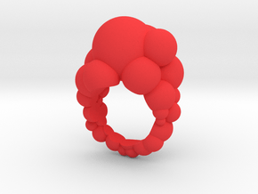 Soap N' Suds Ring in Red Smooth Versatile Plastic