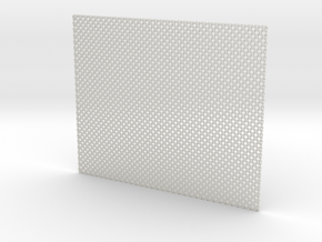 Squaremaille - Flat N place mat in White Natural Versatile Plastic