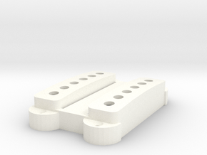 SG-12 Jag Pickup cover-holes in White Smooth Versatile Plastic