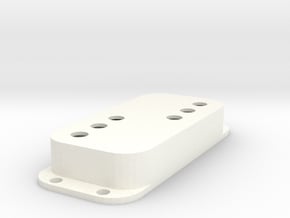 Strat PU Cover, Double, WR in White Smooth Versatile Plastic