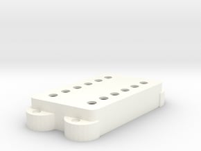 Jag PU Cover, Double, Angled, Classic in White Smooth Versatile Plastic