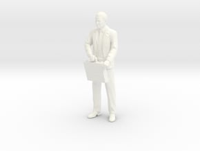 James Bond - Corgi - Q  - Custom in White Processed Versatile Plastic
