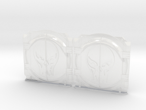 Sons of Malice : Mark-1 APC Round Doors in Clear Ultra Fine Detail Plastic