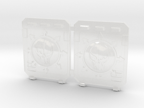 Sons of Malice : Standard APC Side Doors in Clear Ultra Fine Detail Plastic