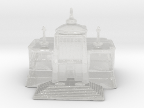SW Mos Espa City Hall 3mm terrain wargames 1:600 in Clear Ultra Fine Detail Plastic