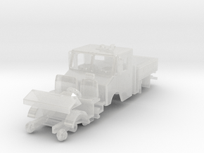 1/87 CONRAIL GMC/GRUMMAN HI-RAIL Truck V3 in Clear Ultra Fine Detail Plastic