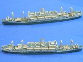 Harris Class (WW2) in Tan Fine Detail Plastic: 1:1800