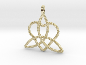 The Love Knot in 9K Yellow Gold 