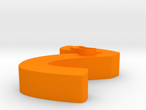 Dess in Orange Smooth Versatile Plastic