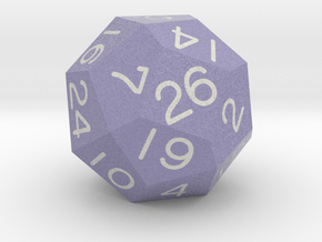 d26 Zuluhedron (Blurple) in Standard High Definition Full Color