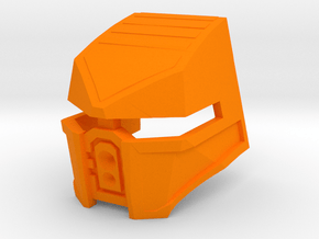 BioFigs Mask 2 in Orange Smooth Versatile Plastic