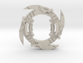 Beyblade Damaged Dragoon S | Anime Attack Ring in Natural Sandstone