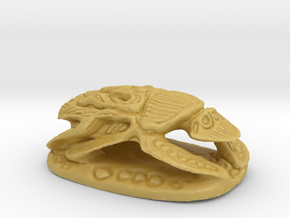 Scrobey Beetle Egypt ritual amulet in Tan Fine Detail Plastic: Medium