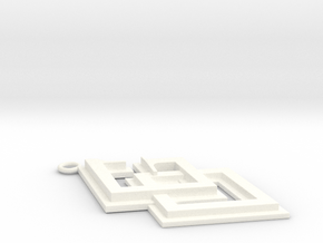 Fate/Grand Order Menu Symbol in White Processed Versatile Plastic: Extra Small