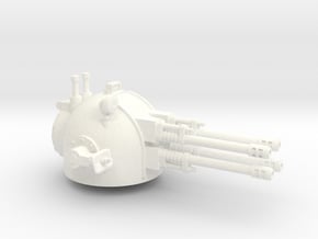 28mm APC Anti-aircraft turret in White Processed Versatile Plastic