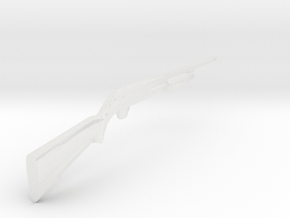 1/10 Ithaca 37 shotgun in Clear Ultra Fine Detail Plastic