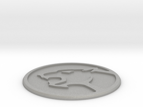 Panther-Grill-100mm Emblem in Aluminum
