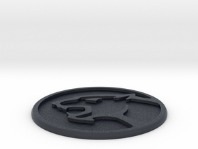 Panther-Trunk-90mm Emblem in Black PA12