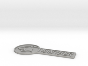 Panther Driver Side Fender Emblem in Aluminum