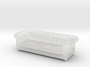 Printle Thing Sofa 02 - 1/48 in Clear Ultra Fine Detail Plastic