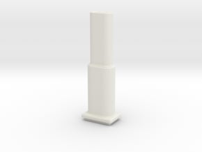 Fission Cannon for Turret in White Natural Versatile Plastic