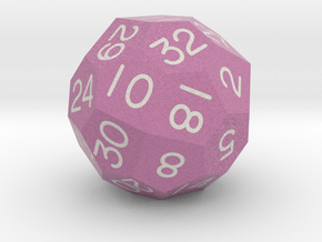 d32 Octatetrakiscube (Dark Pink) in Matte High Definition Full Color