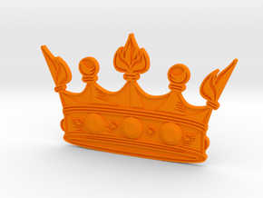 Crown Jewel K9 (2 inch) in Orange Processed Versatile Plastic