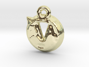 Pendant in 14k Gold Plated Brass