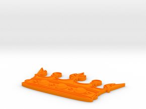 Crown Jewel K9 (5 inch) in Orange Processed Versatile Plastic